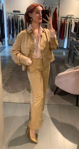 Giubbotto In Fintapelle Scamosciata Kartika