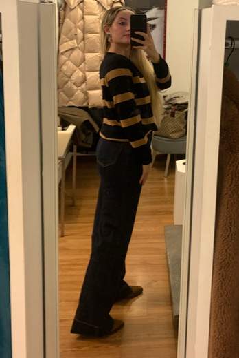 Jeans Largo Con Orlo Alto Kartika