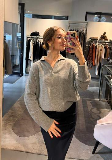Maglia a Polo Misto Cashmere Kartika
