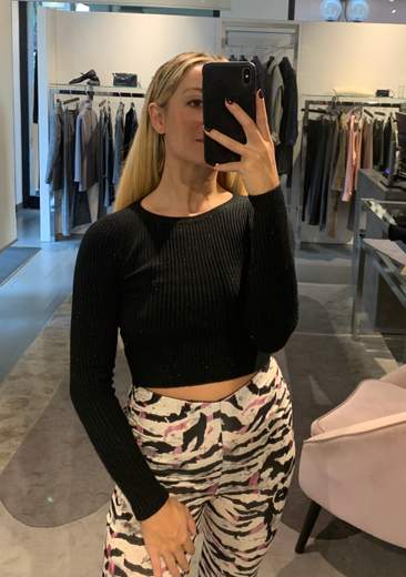 KIKI SIX MAGLIA CROP TOP