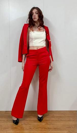 Crop Top Tessuto Tecnico Kartika