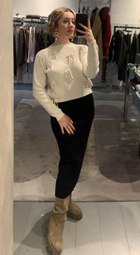 Maglia Con Fiocchetti Duda