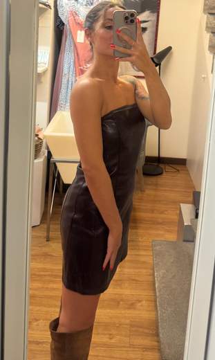 Miniabito Bustier Fintapelle Kartika