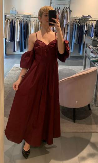 Vestito Sottoveste Con Maniche A Sbuffo InfinitoC