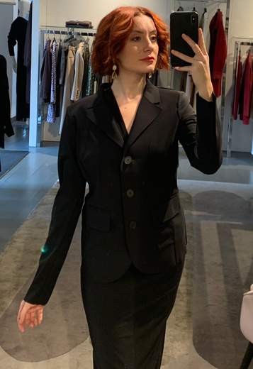 Giacca Corta Avvitata Veronique Roses