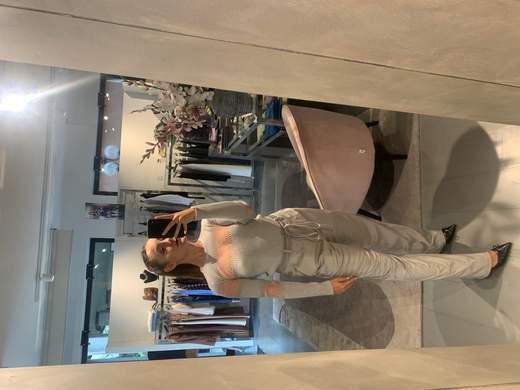 Maglia Grigia Con Tulle La Kore