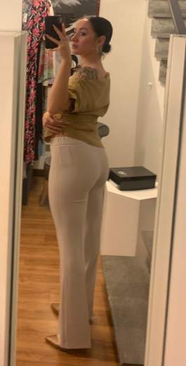 Pantalone Classico In Crepe Riva Tricot