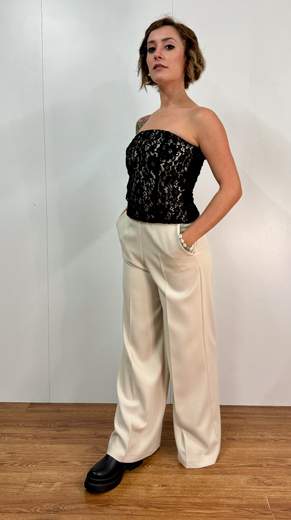 Top Bustier In Pizzo Kartika