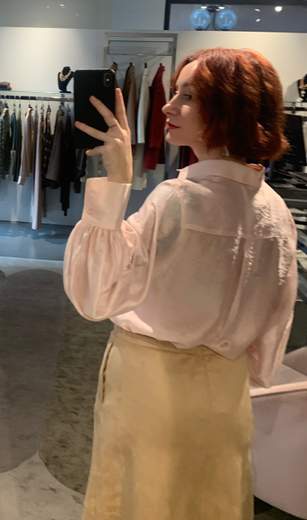 Camicia Voile Lyocell Maniche Ampie Kartika