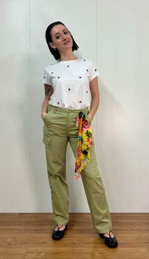 Pantalone Cargo Con Foulard Kartika