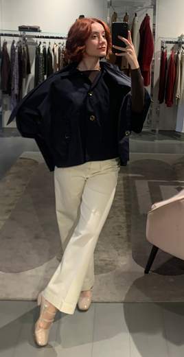 Giubbotto Impermeabile Corto Con Cappuccio Veronique Roses