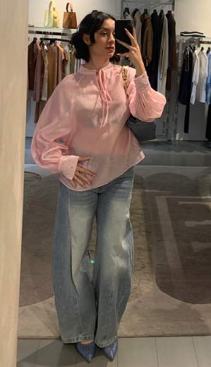 Camicia Con Maniche A Sbuffo E Swarosky You Decide