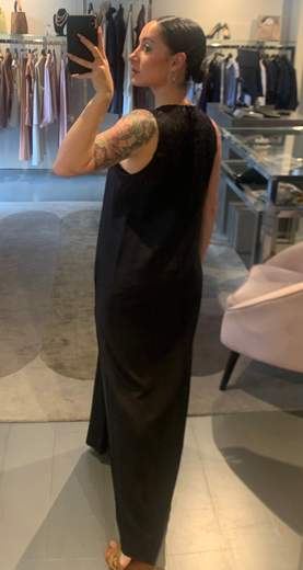 Abito Lungo Con Devoré Kartika