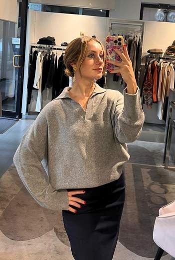 Maglia a Polo Misto Cashmere Kartika