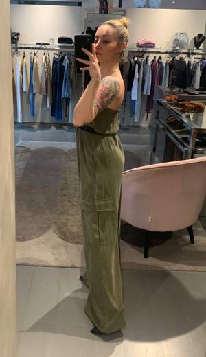 Tuta Over Tencell Verde Kiki Six