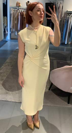 Abito Midi In Crepe Saiph