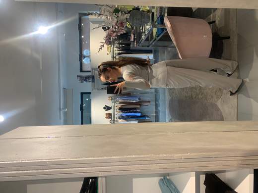 Pantaloni Velluto Grigio La Kore