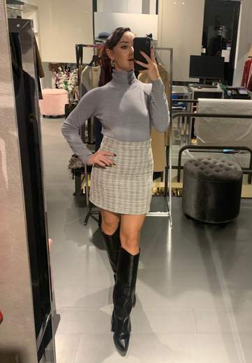 Minigonna Chanel Grigia Much Money