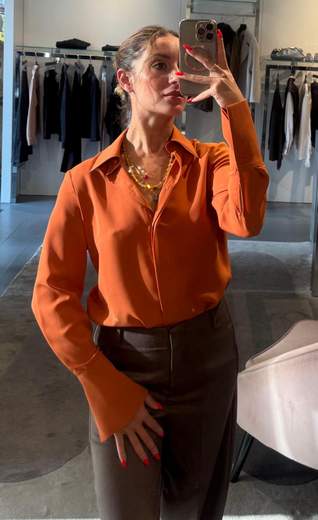 Camicia Crop Seta Kartika