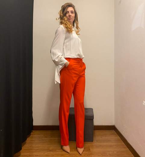 Pantalone Spacco Laterale So Allure