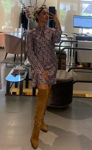 Abito Corto Stampa Fiorellini Kartika