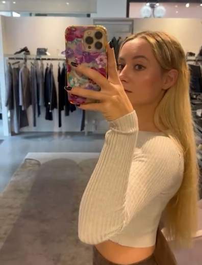 Maglia Crop Top In Lurex Kiki Six