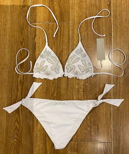 Bikini Fiore Con Applicazione Coppa Free Beach