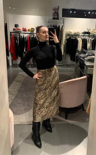 Gonna In Raso Leopardata Lusi