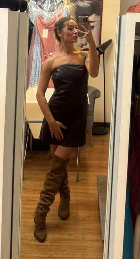 Miniabito Bustier Fintapelle Kartika