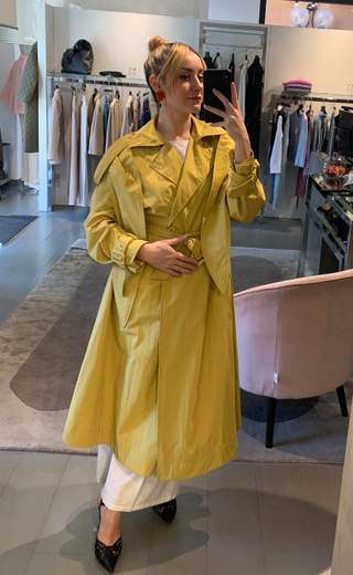 Trench Classico Con Cappuccio Veronique Roses