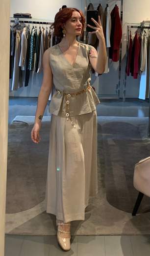 Gonna A Pieghe Lyocel Kartika