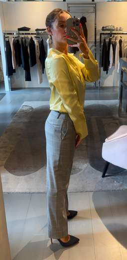 Pantalone Cigarette Flanella Fantasia Kartika
