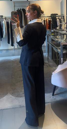 Tailleur Quadro Giacca e Pantalone Largo Kartika