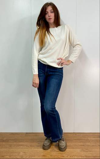 Maglia Girocollo In Cashmere Kartika