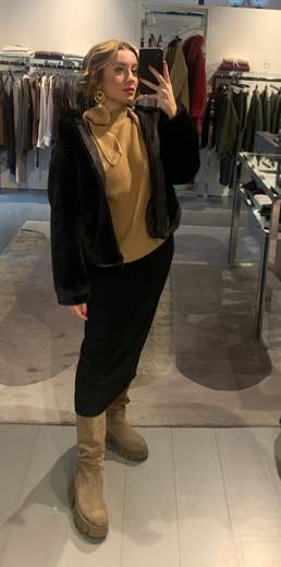 RIVA TRICOT ECOPELLICCIA