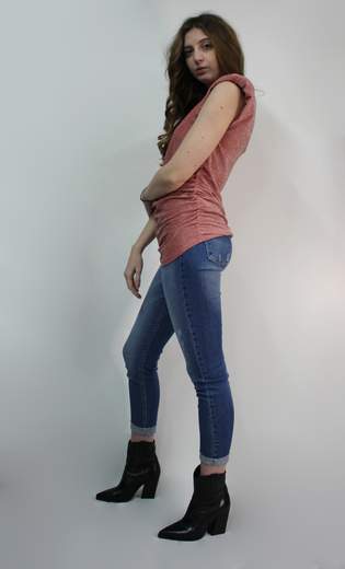 Top In Lurex Spalle Imbottite Hanny Deep