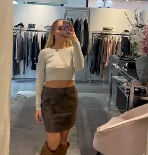 Maglia Crop Top In Lurex Kiki Six