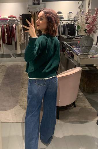 Maglia Tinta Unita Con Bordino Boeme