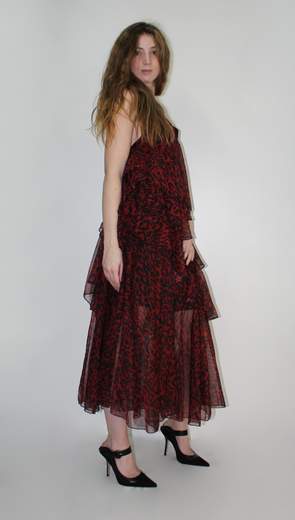 Abito Lungo Animalier London Look