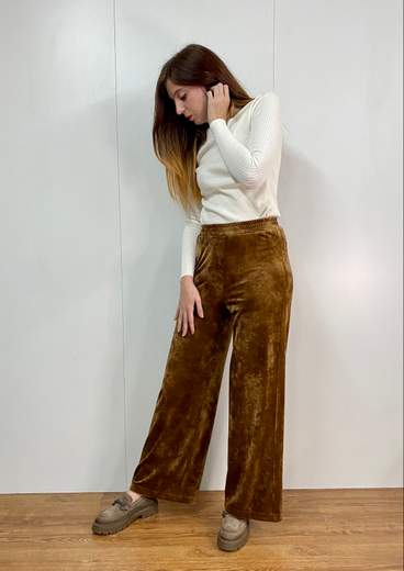 Pantalone Velluto Largo Kartika