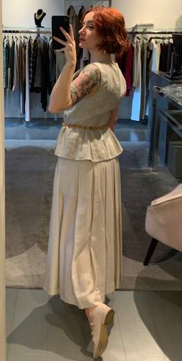 Gonna A Pieghe Lyocel Kartika