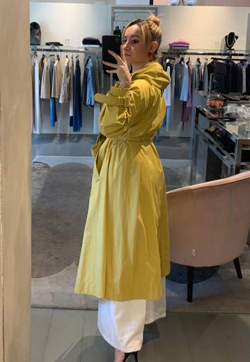 Trench Classico Con Cappuccio Veronique Roses