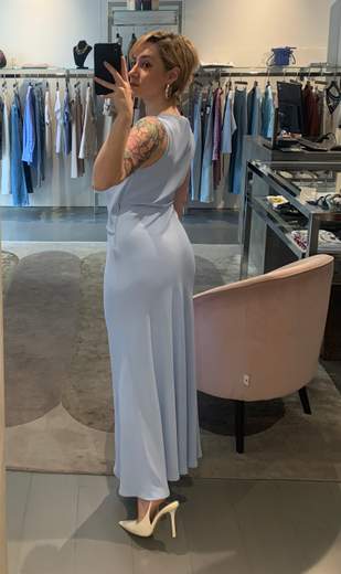 Abito Fluido Con Fibbia LVL