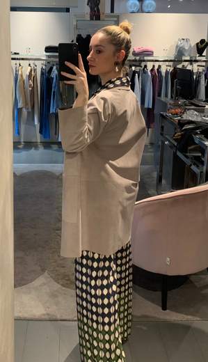 Giaccone In Renna Fango Veronique Roses