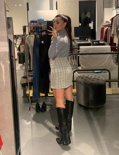 Minigonna Chanel Grigia Much Money