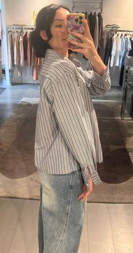 Camicia Color Jeans Con Swarosky Much Money