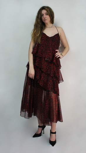 Abito Lungo Animalier London Look