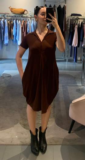 Abito Tubino Tinta Unita Riva Tricot