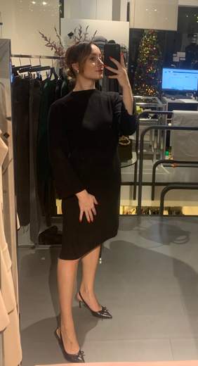 Abito Maglia Con Maniche Girate Duda