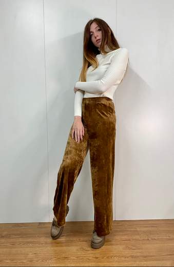 Pantalone Velluto Largo Kartika